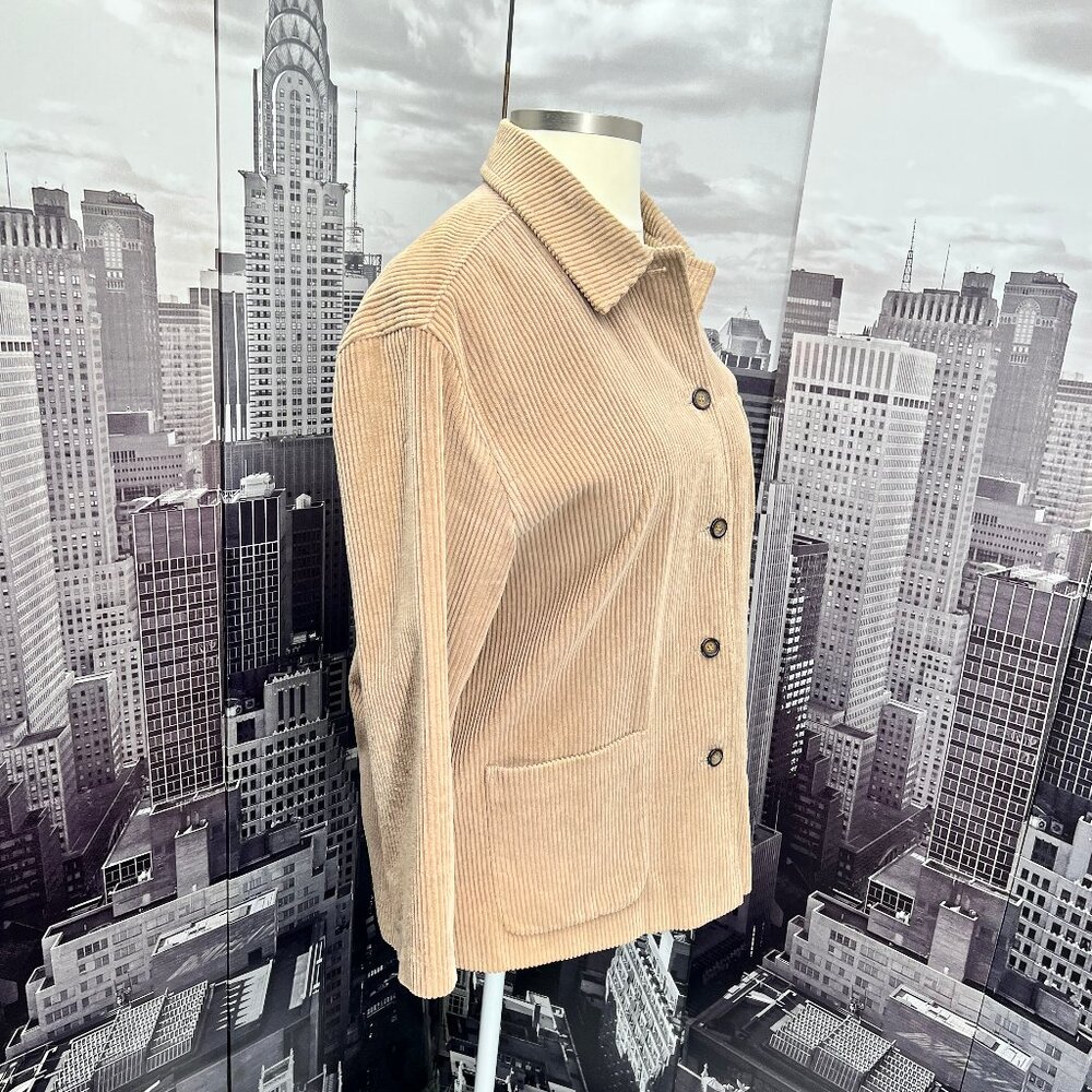 Talbots Corduroy Button Down Jacket - image 3